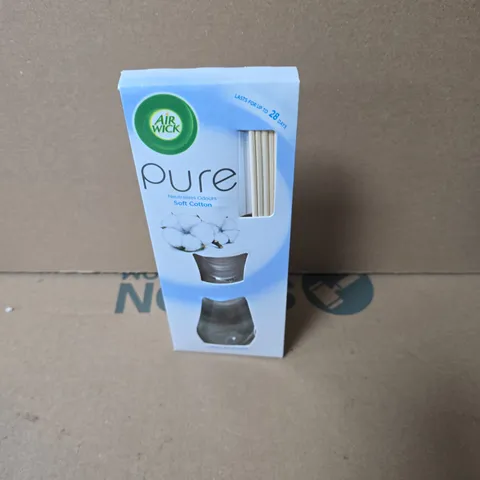BOX OF APPROXIMATELY 5 AIR WICK PURE REED DIFFUSER – SOFT COTTON