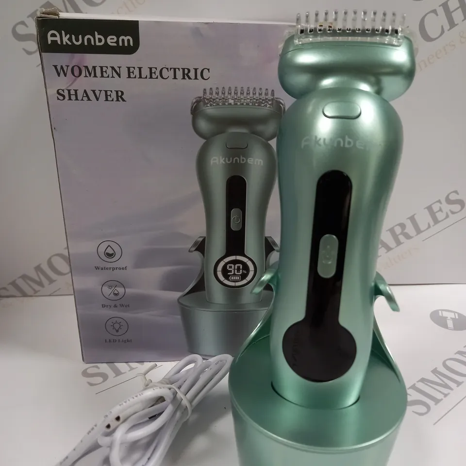 BOXED AKUNBEM WOMEN'S ELECTRIC SHAVER 