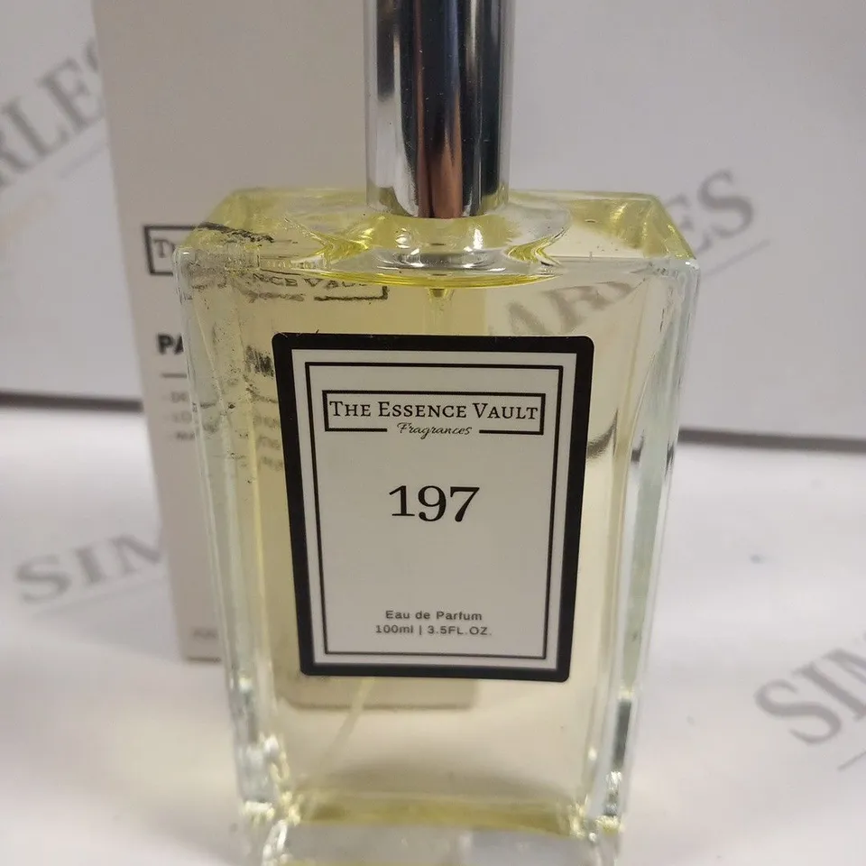 BOXED THE ESSENCE VAULT FRAGRANCES PARFUM NO 197 100ML