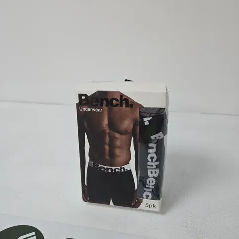 BENCH UNDERWEAR – MEN'S BOXER BRIEFS, 5 PACK (BOXED) - SIZE XXL