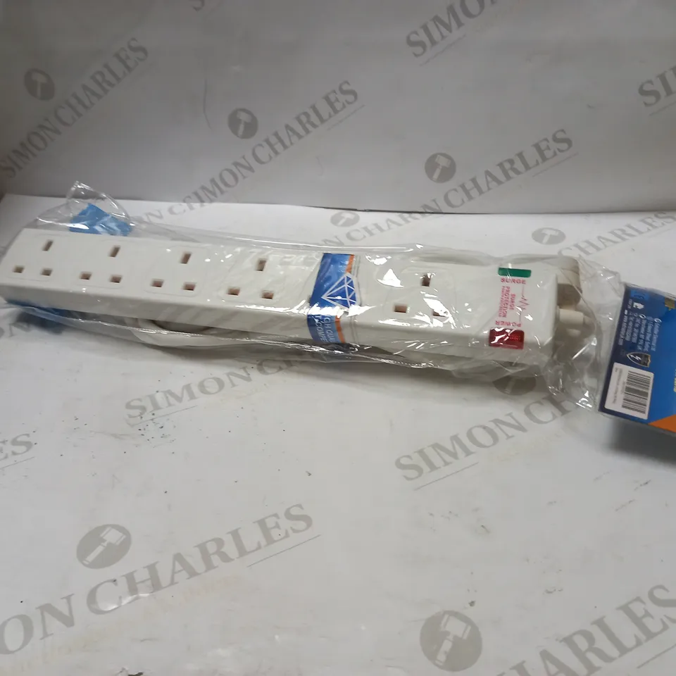 6 GANG SURGE PROTECTED EXTENSION LEAD 250 V
