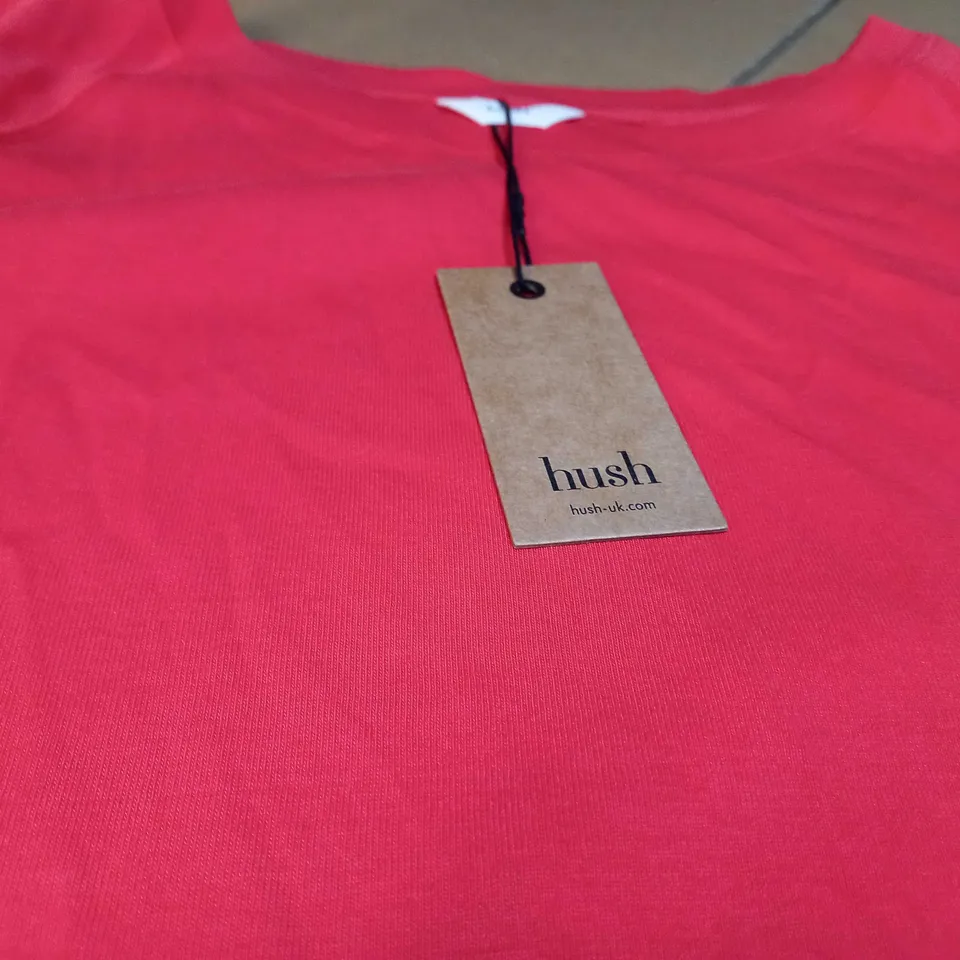 HUSH RED RAGLAN TOP - SMALL