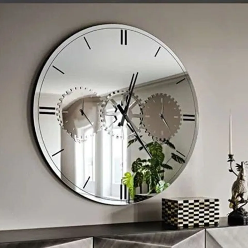 BOXED KYAAN GLASS WALL CLOCK (1 BOX)