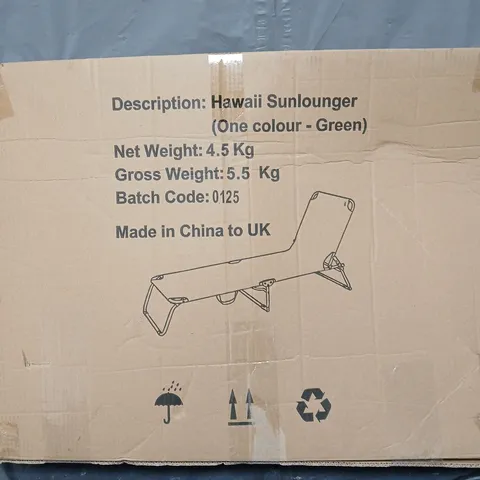 EVERYDAY HAWAII SUNLOUNGER - GREEN