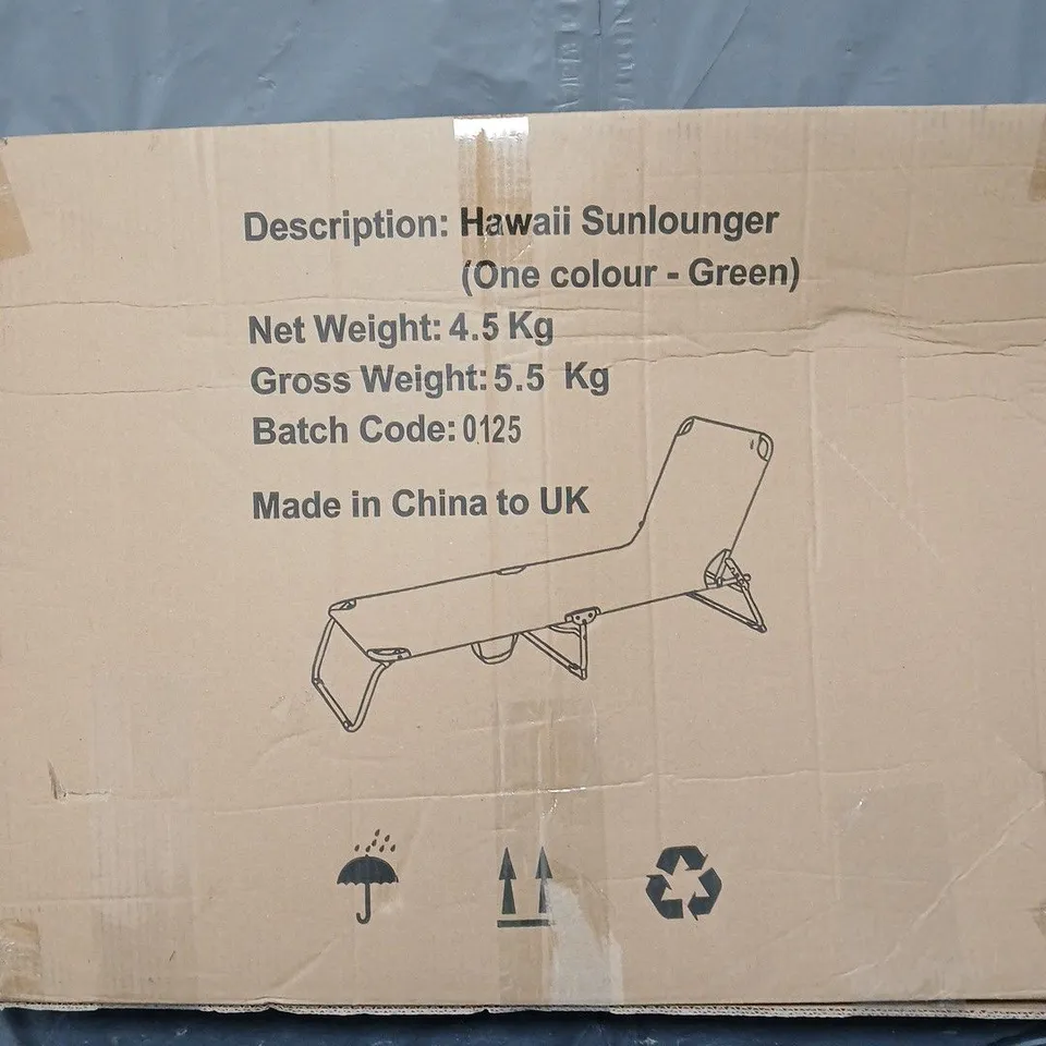 EVERYDAY HAWAII SUNLOUNGER - GREEN