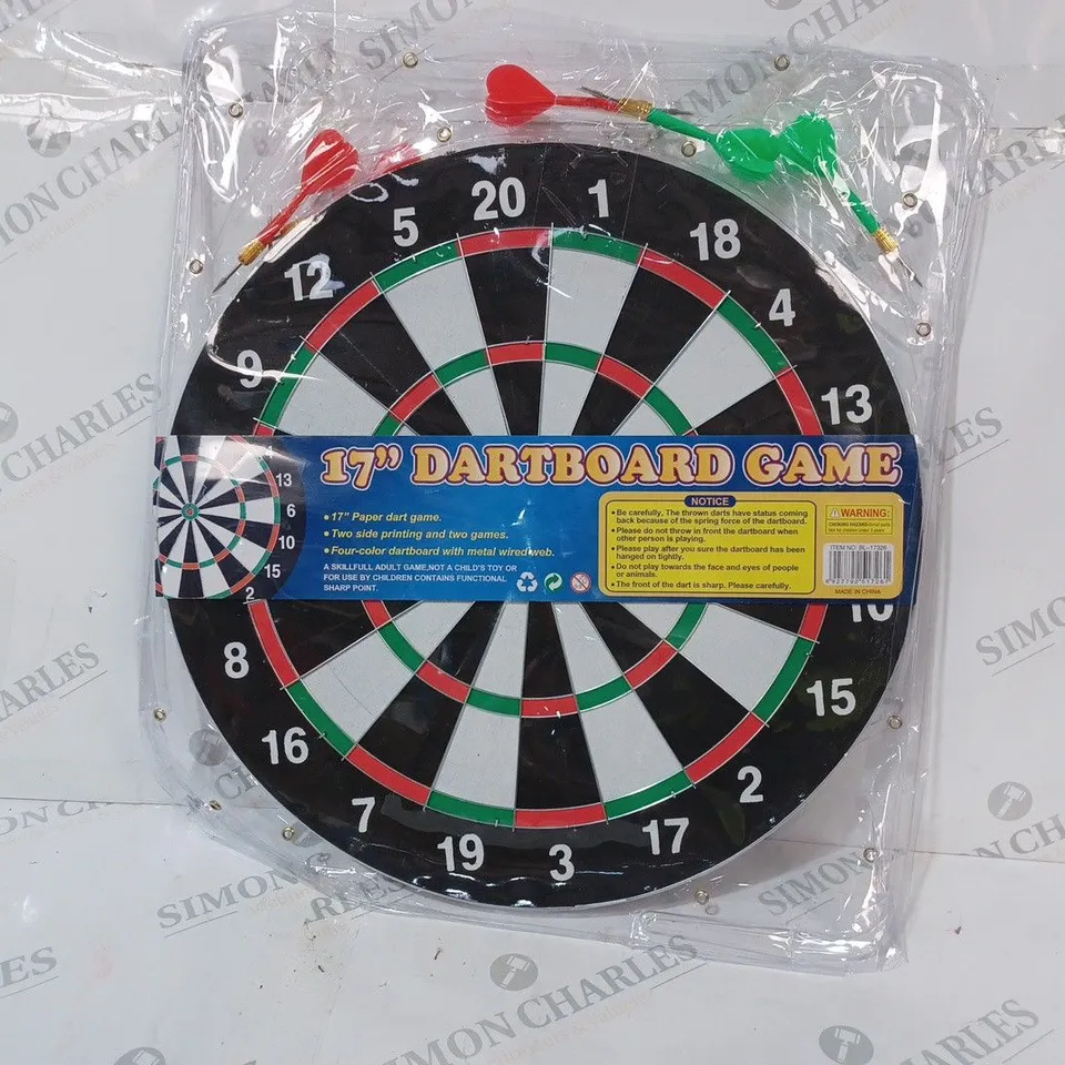 UNBRANDED 17" DARTBOARD GAME