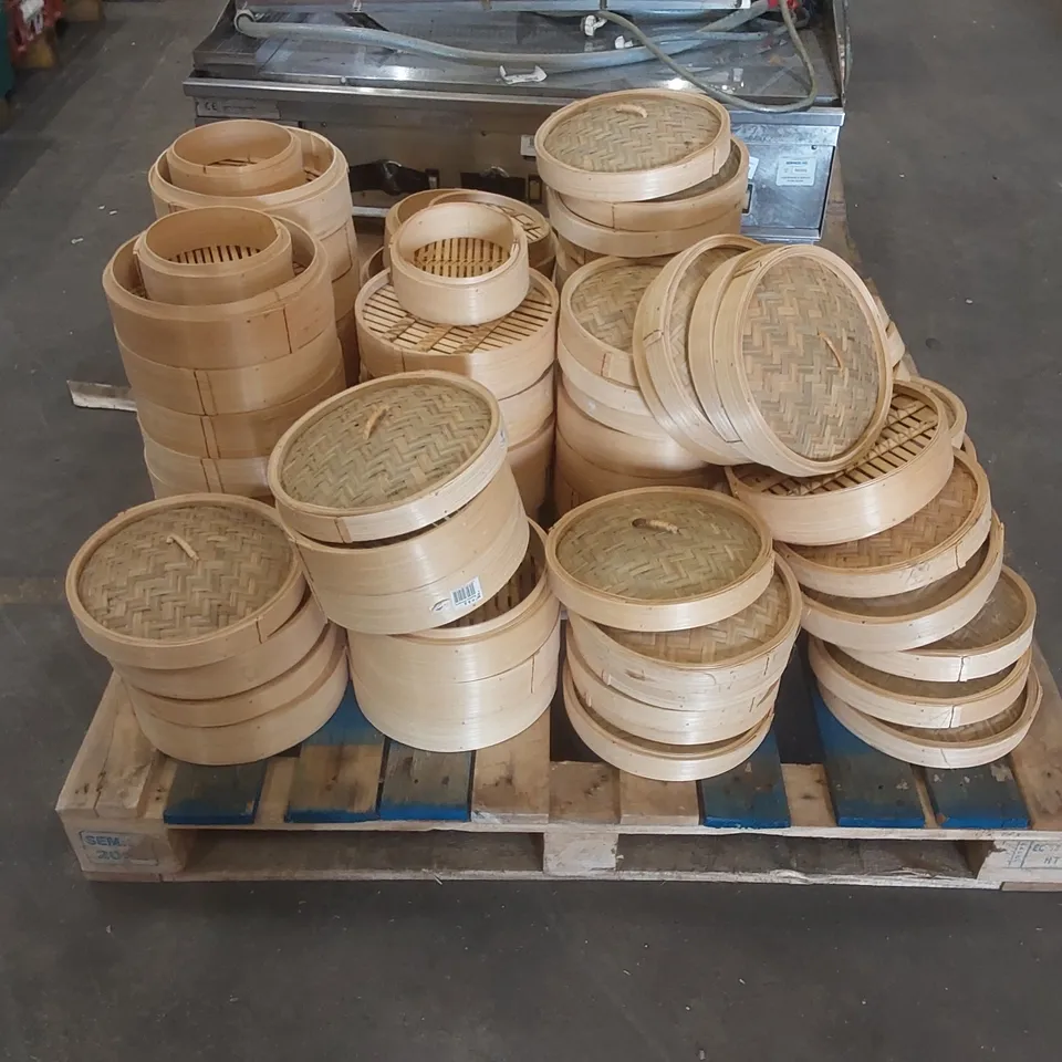 PALLET TO CONTAIN A LARGE QUANTITY OF BAMBOO STEAMERS 