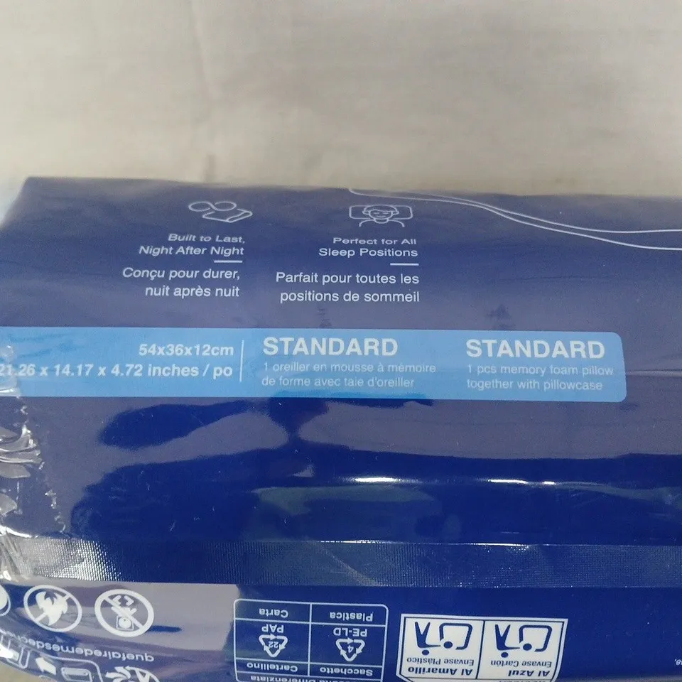 DERILA ERGO EDITION MEMORY FOAM PILLOW – STANDARD, 54 X 36 X 12 CM