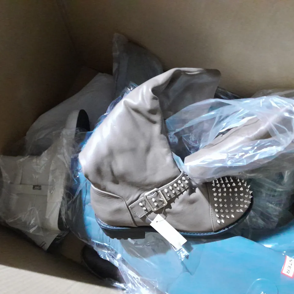 APPROXIMATELY 10 PAIRS OF ASSORTED WOMEN SHOES IN VARIOUS STYLES AND SIZES 
