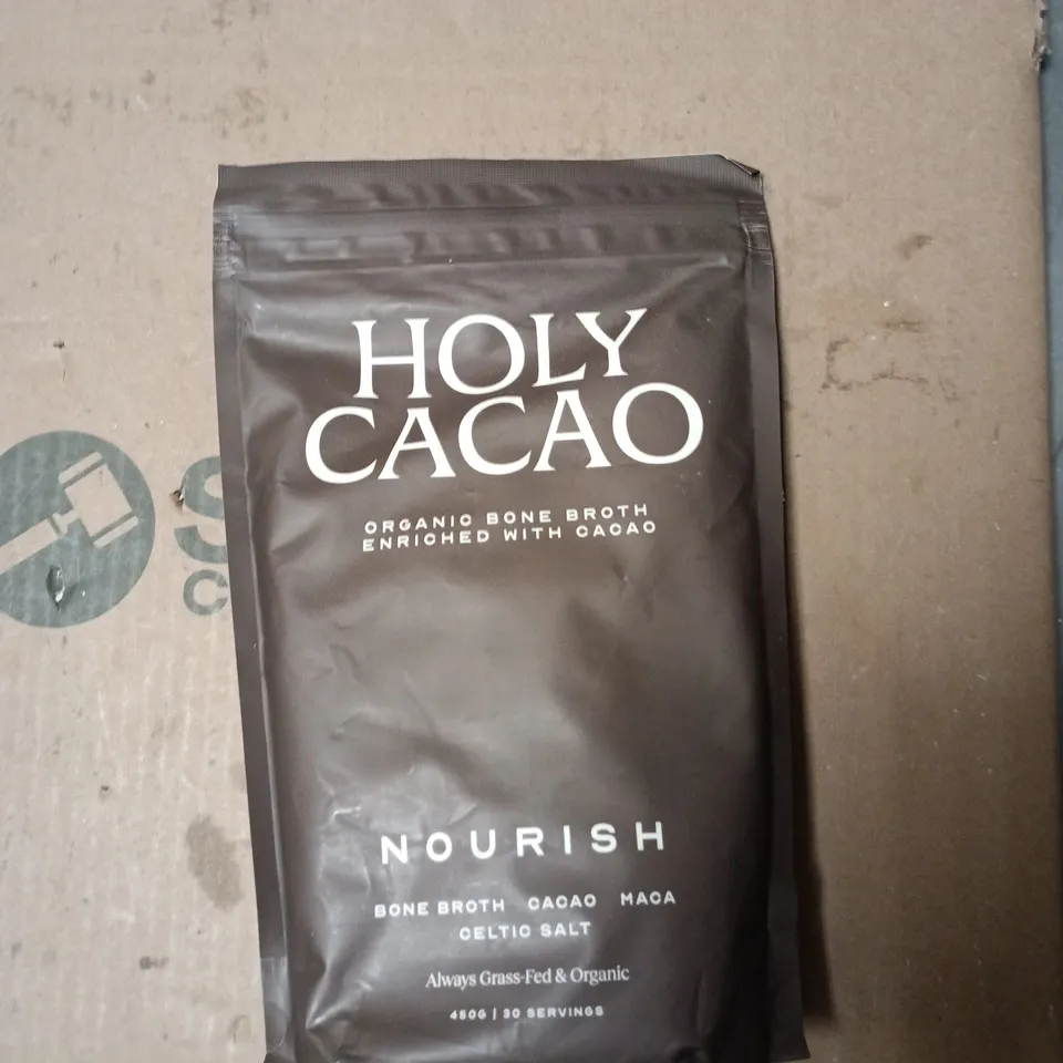 HOLY CACAO NOURISH BONE BROTH WITH CACAO – 450 G