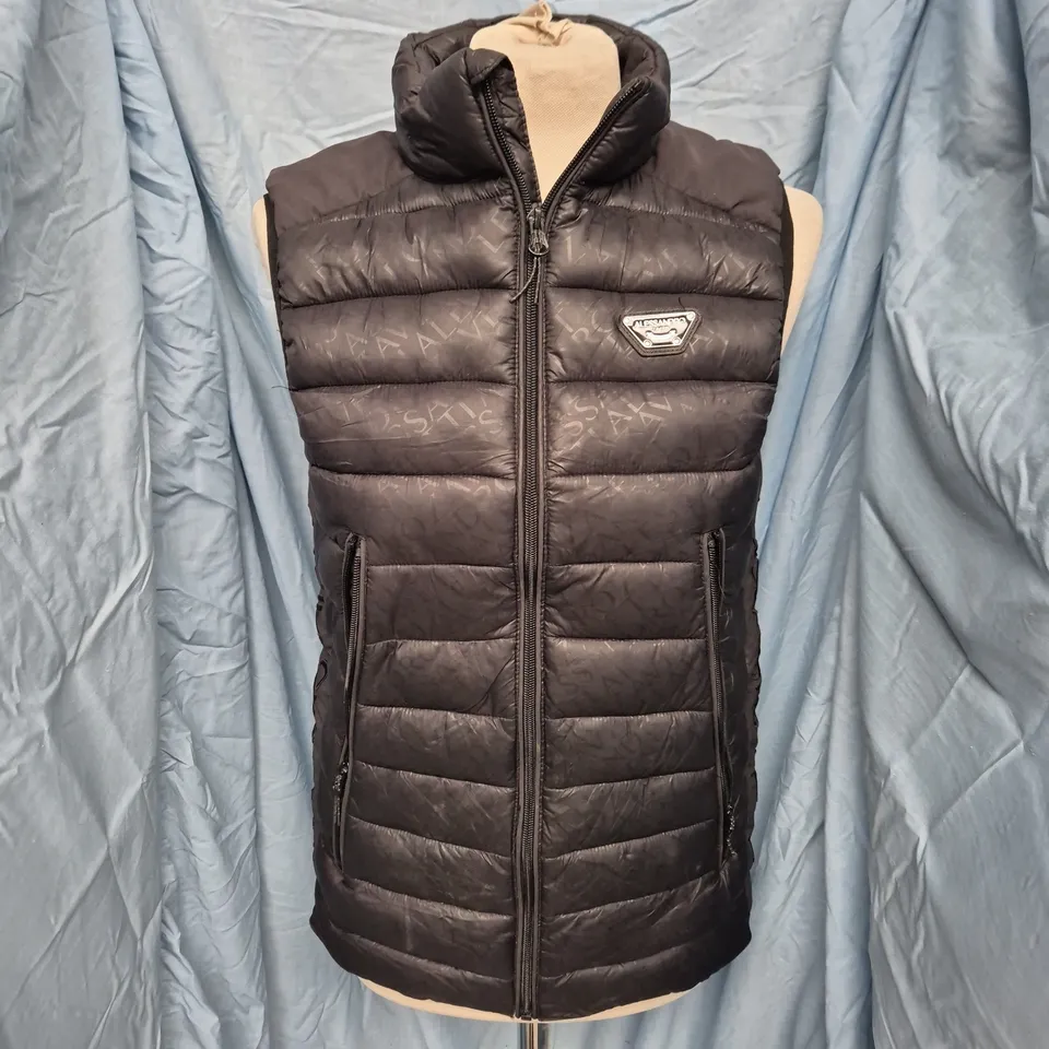 ALESSANDRO ZAVETTI MILANO PUFFER GILET – BLACK, XS