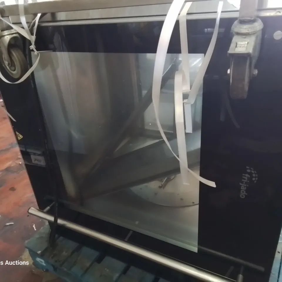 FRI-JADO DOUBLE ENTRY ROTISSERIE OVEN WITH STAND