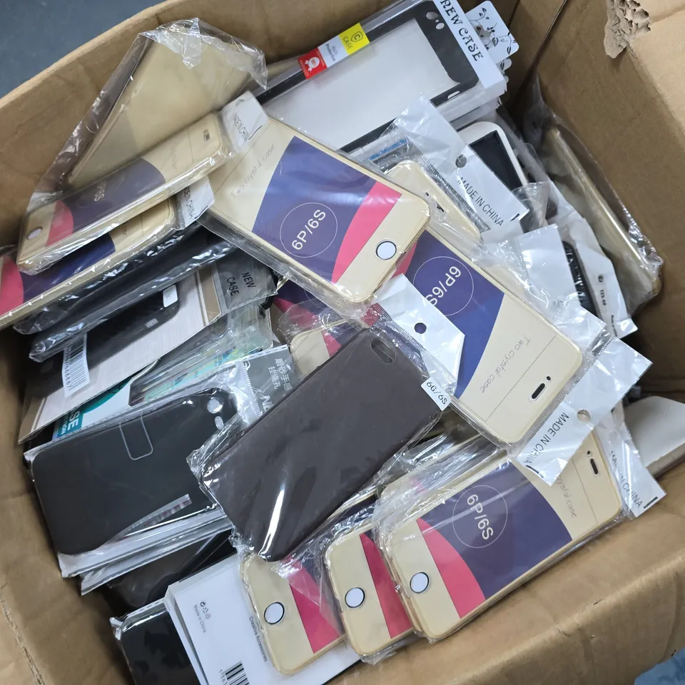 APPROXIMATELY 50 ASSORTED PHONE CASES FROM VARIOUS BRANDS AND IN VARIOUS STYLES FOR PHONES SUCH AS 6S, 6PLUS, 6G5.5, ETC - COLLECTION ONLY