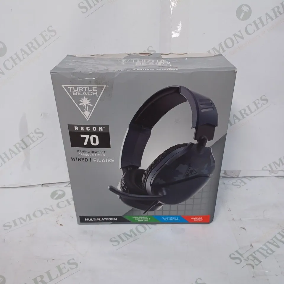 TURTLE BEACH RECON 70 WIRED MULTIPLATFORM GAMING HEADSET 