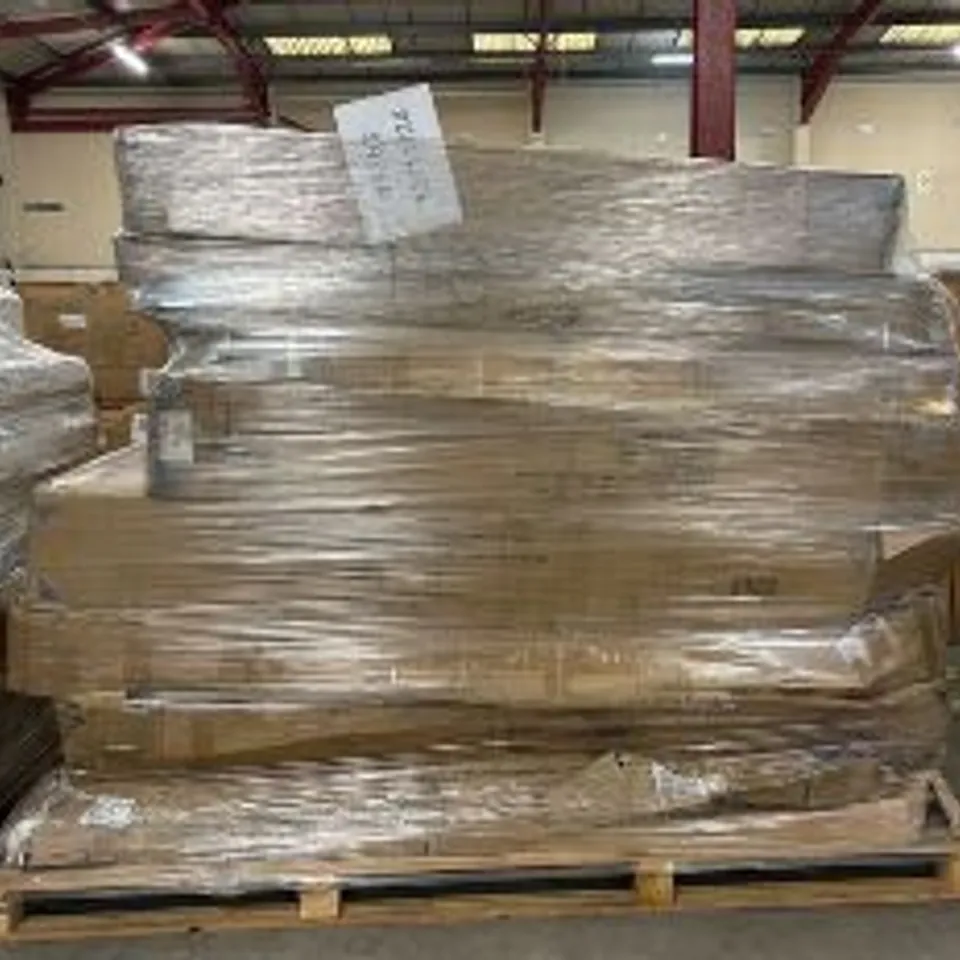 LARGE PALLET OF ASSORTED FURNITURE PARTS - MOSTLY TABLE PARTS 
