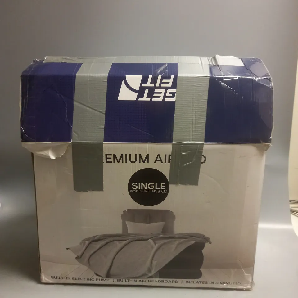 BOXED GET FIT PREMIUM AIR BED SINGLE
