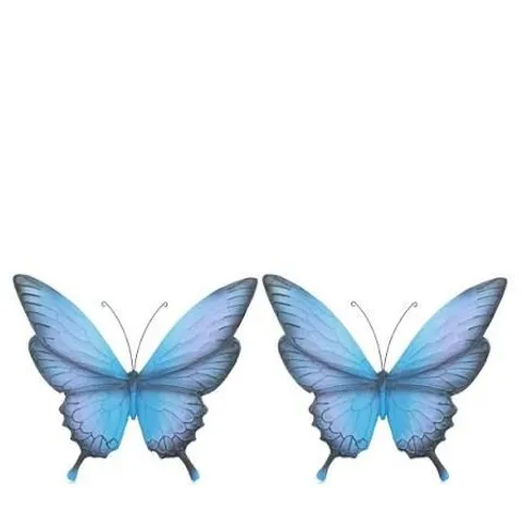 GARDEN STORIES COLOUR SPLASH BUTTERFLY WALL HANGERS