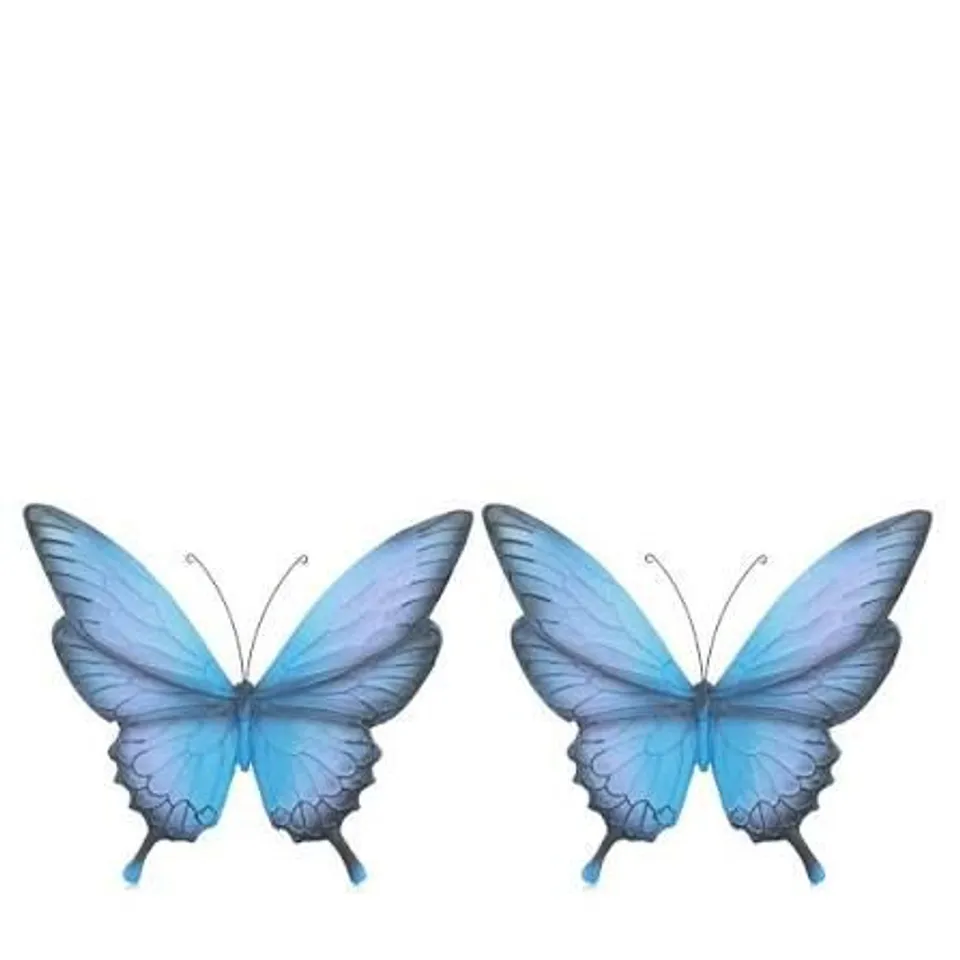 GARDEN STORIES COLOUR SPLASH BUTTERFLY WALL HANGERS