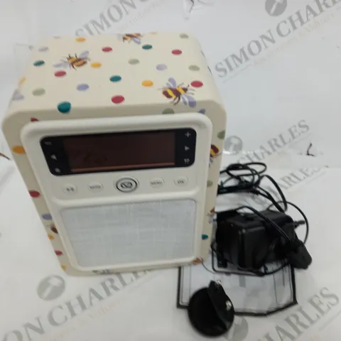 EMMA BRIDGEWATER VQ MONTY PORTABLE DAB+ /FM BLUETOOTH RADIO