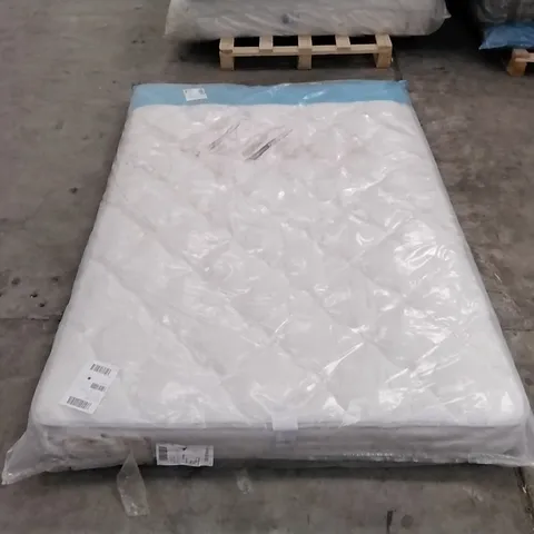QUALITY BAGGED DOUBLE 135cm AIRSPRUNG LUXURY QUILTED MEDIUM MATTRESS