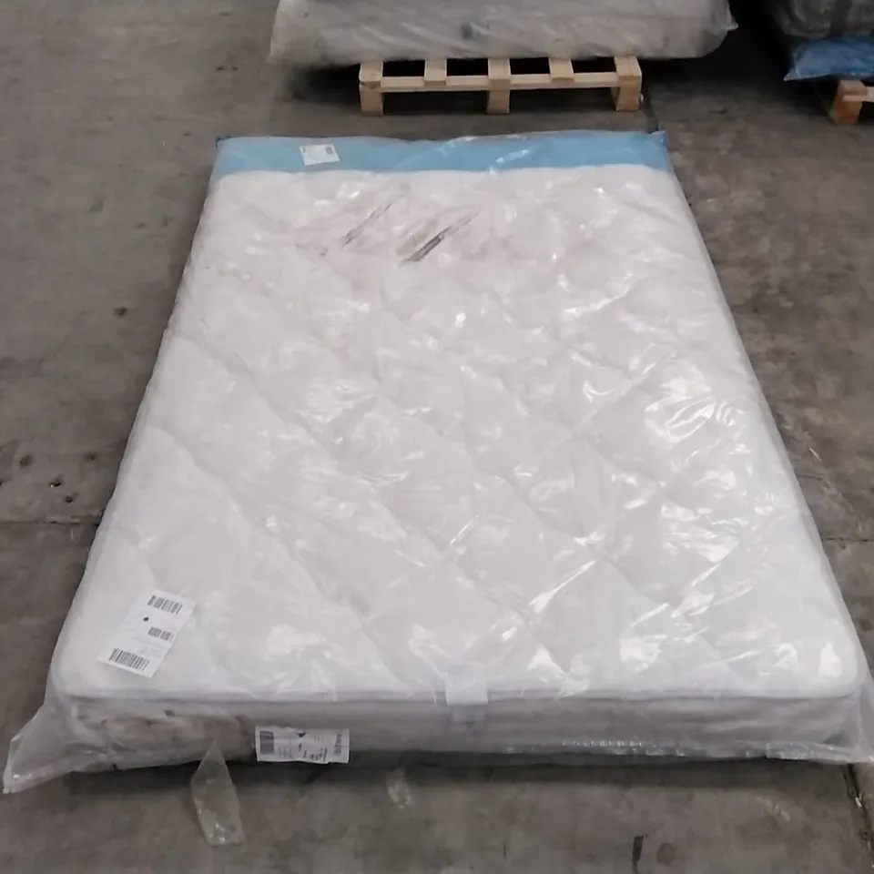 QUALITY BAGGED DOUBLE 135cm AIRSPRUNG LUXURY QUILTED MEDIUM MATTRESS RRP £229