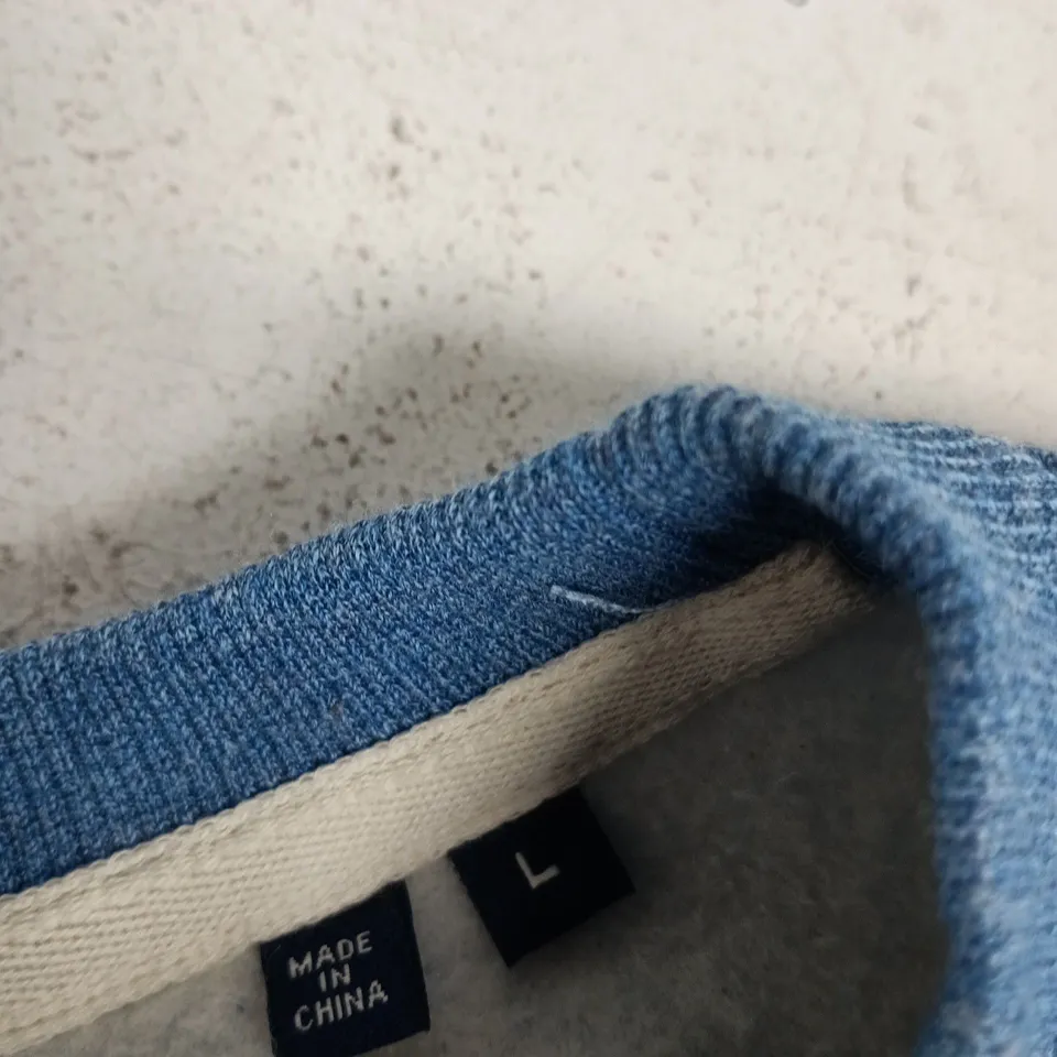 SUPERDRY SWEATSHIRT – BLUE HEATHER, UK SIZE L
