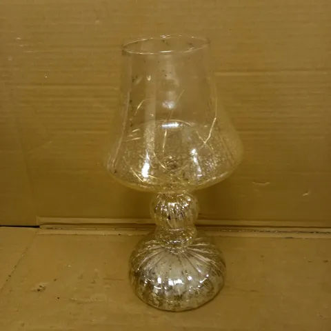 HOME REFLECTIONS PRE-LIT LED MERCURY GLASS LAMP SILVER