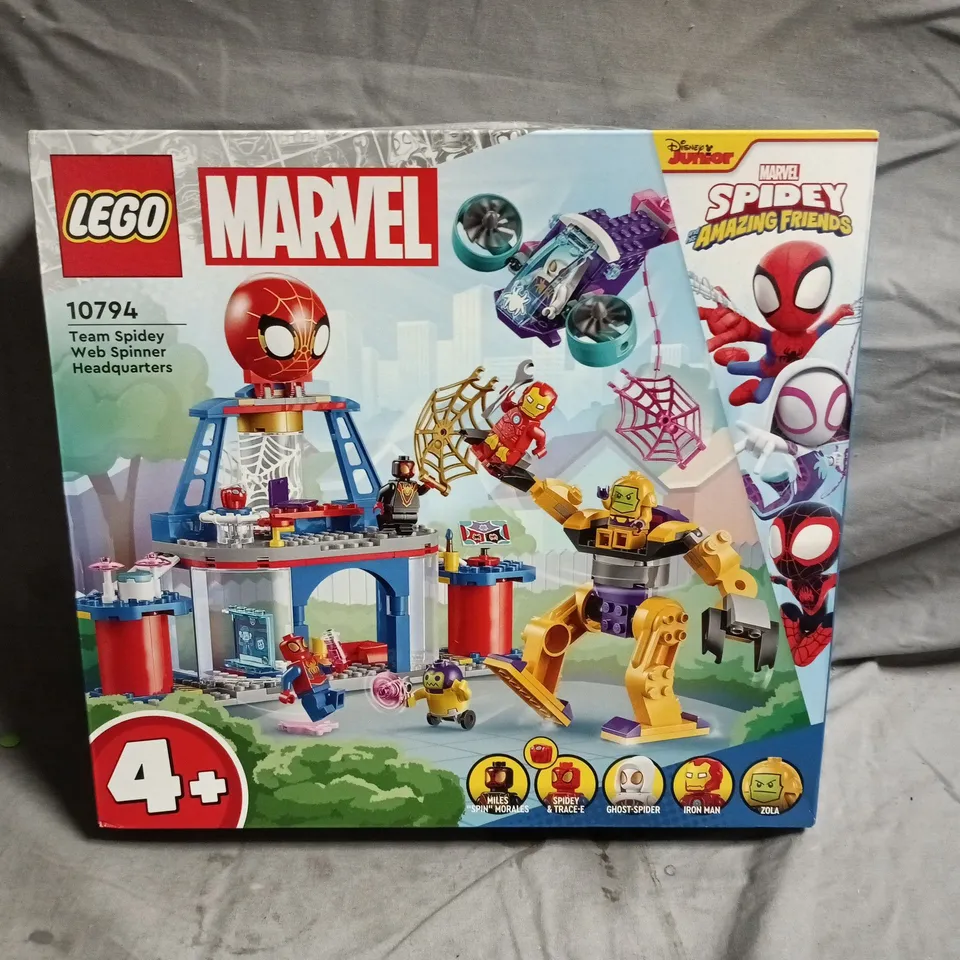 LEGO MARVEL SPIDER-MAN TEAM SPIDEY WEB SPINNER HEADQUARTERS (10794) – 4+ BOXED SET