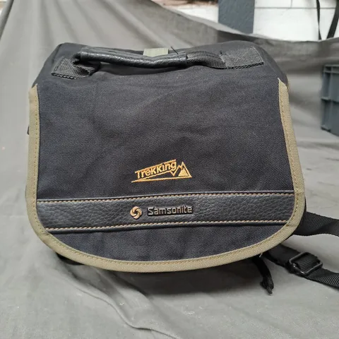SAMSONITE TREKKING CAMERA HIKING BAG - BLACK AND GREEN