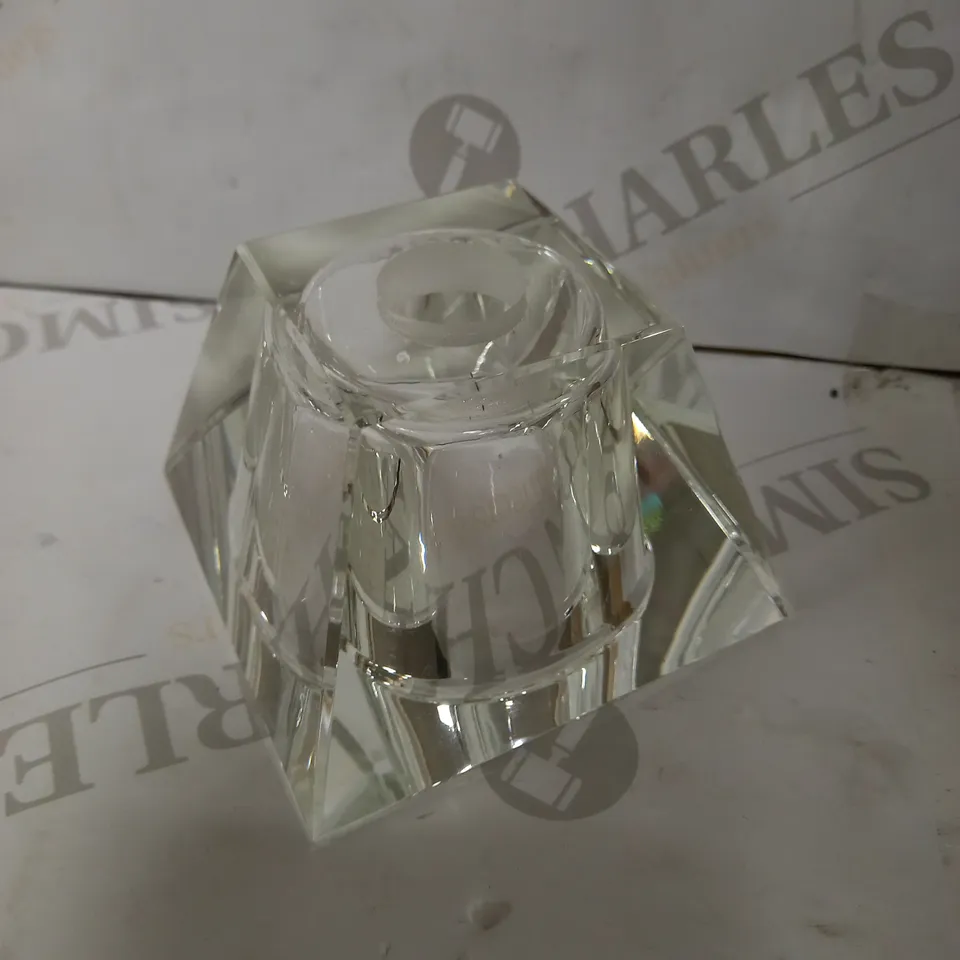 PAGAZI ATLAS 6LT CEILING LIGHT - POLISHED CHROME, CLEAR CUT GLASS SHADES
