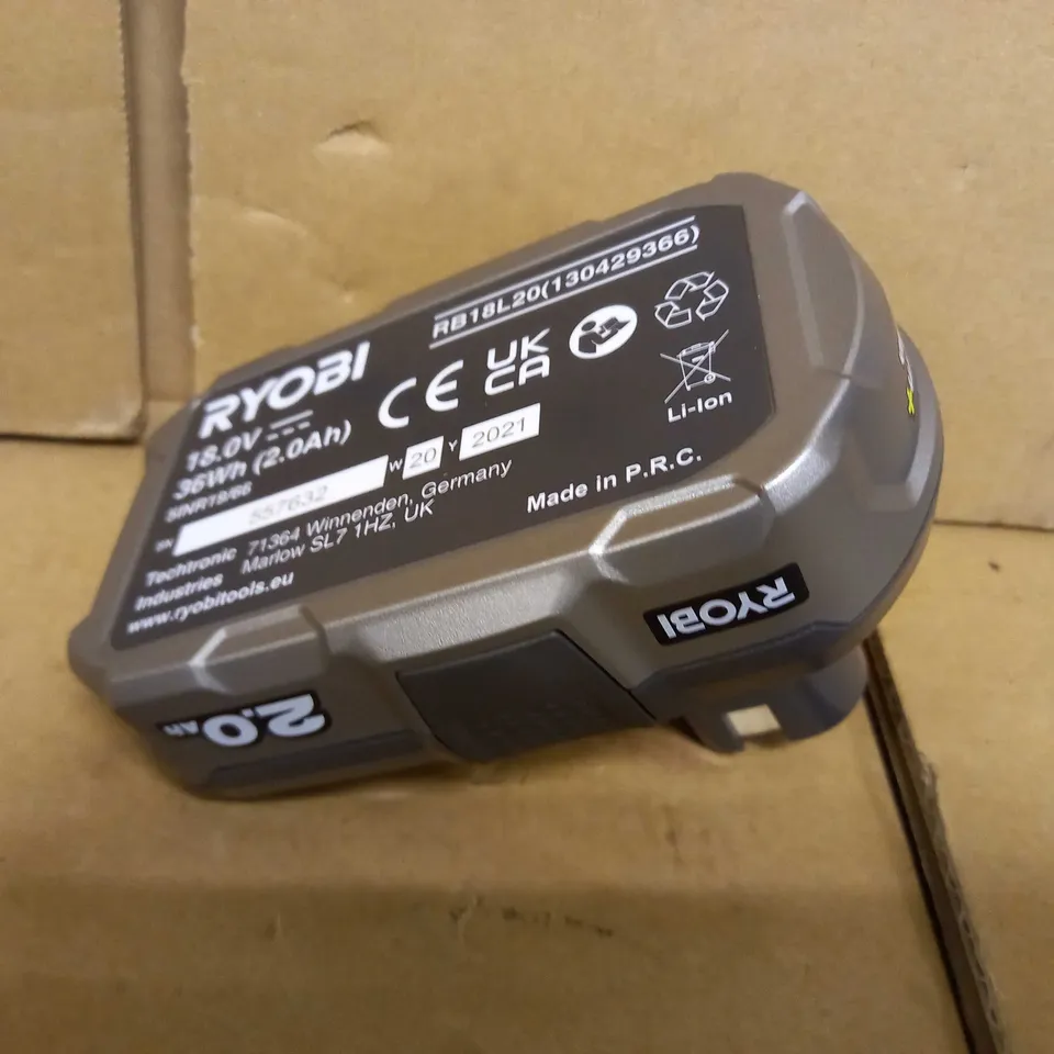 RYOBI ONE+ 18V RB18L20 BATTERY