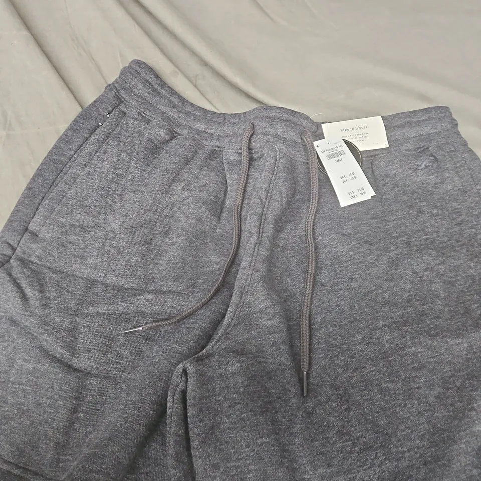 HOLLISTER FLEECE SHORTS – GREY, SIZE L