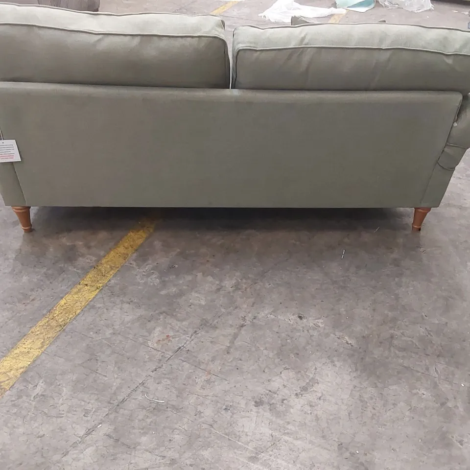 QUALITY DESIGNER WILLIAM FABRIC 3 SEATER FABRIC UPHOLSTERED SOFA