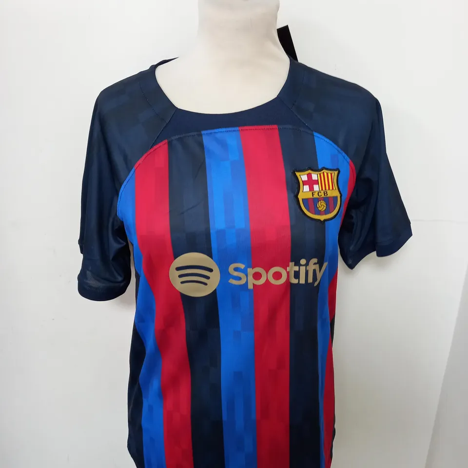FC BARCELONA HOME KIT WITH LEWANDOWSKI 9 SIZE 28