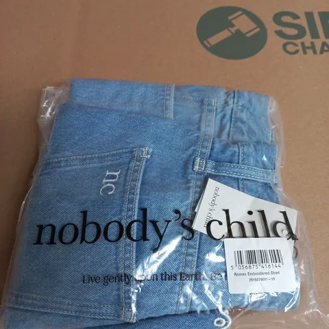 NOBODY'S CHILD DENIM SHORTS – ROMAN EMBROIDERED SHORT (KIDS) SIZE 10