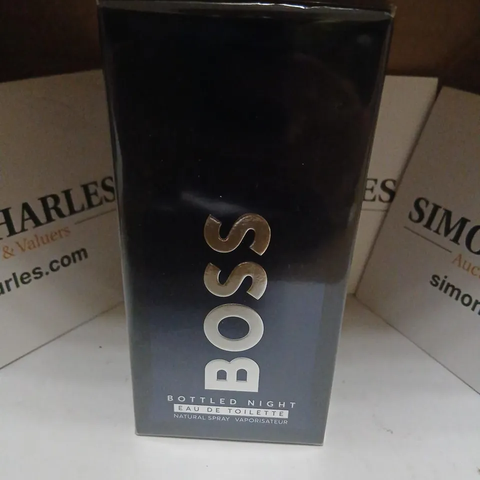 BOXED HUGO BOSS BOTTLED NIGHT EAU DE TOILETTE 100ML