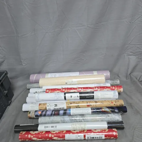 APPROXIMATELY 15 ROLLS OF WRAPPING PAPER(ASSORTED)