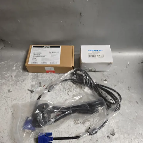 APPROXIMATELY 20 ASSORTED ELECTRICAL PRODUCTS TO INCLUDE VIDEO CABLES, SWITCHING ADAPTER, TRAVEL ADAPTER ETC 