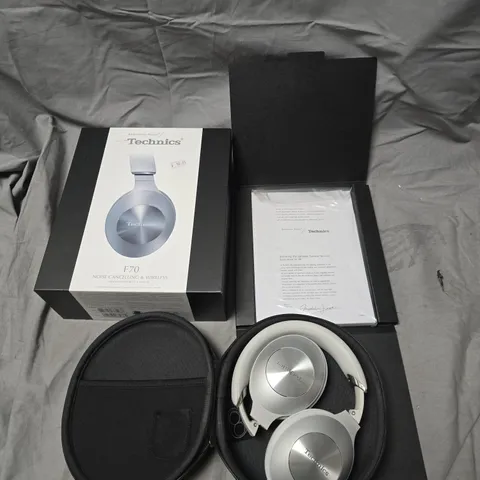 TECHNICS F70 WIRELESS NOISE-CANCELLING HEADPHONES – SILVER