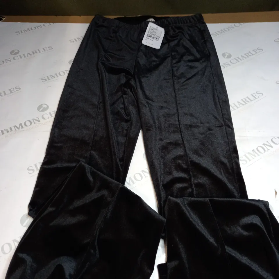 URBAN RENEWAL BLACK SILK TROUSERS SIZE M