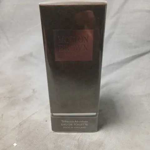 BOXED MOLTON BROWN LONDON TOBACCO ABSOLUTE EAU DE TOILETTE 50ML