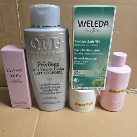 APPROXIMATELY 15 ASSORTED HEALTH & BEAUTY PRODUCTS TO INCLUDE WELEDA, SMOOCH AND KLASSI SKN=IN