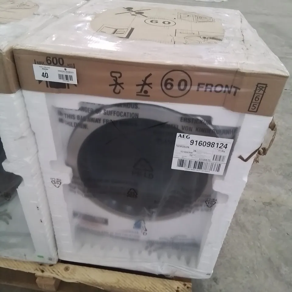 AEG T6DBG822N 6000 SERIES 8KG CONDENSOR TUMBLE DRYER RRP £484