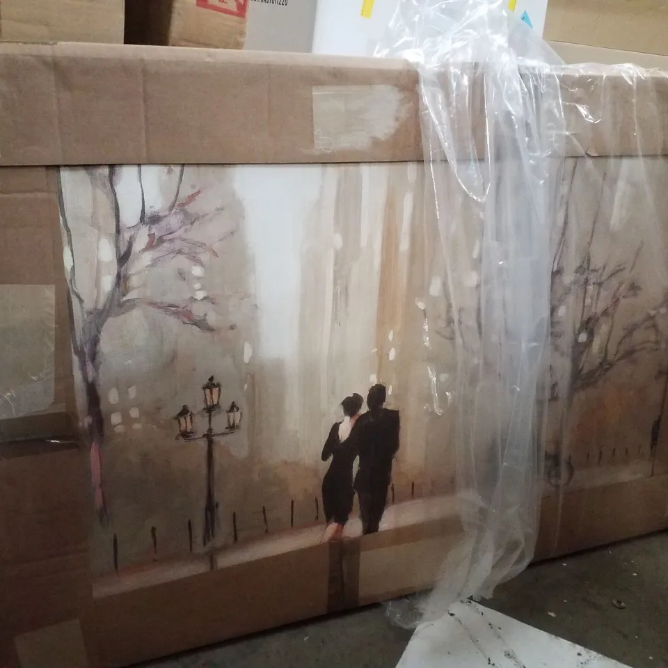 BOXED WINSTON PORTER 'AN EVENING OUT NEUTRAL' PRINT