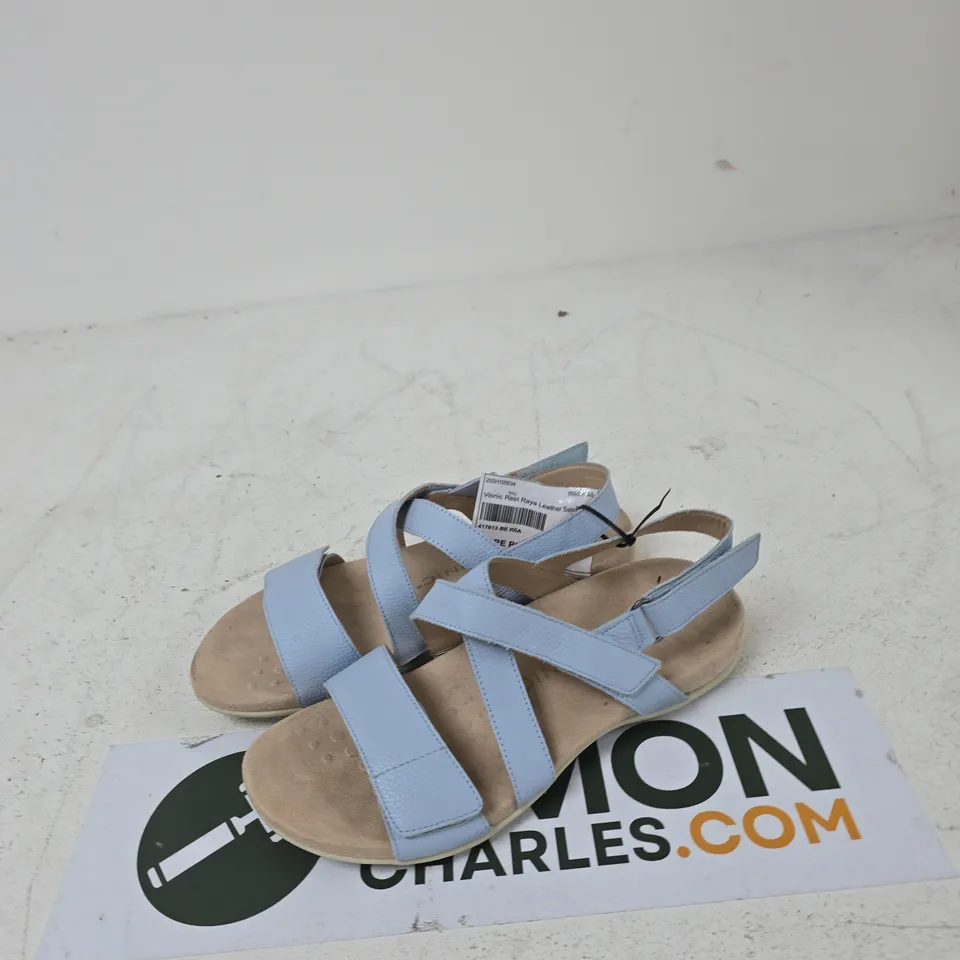 VIONIC WOMEN'S LIGHT BLUE SANDALS – CROSS-STRAP UK6