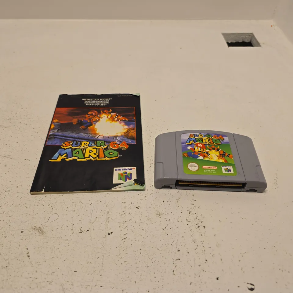 NINTENDO 64 SUPER MARIO 64 VIDEO GAME