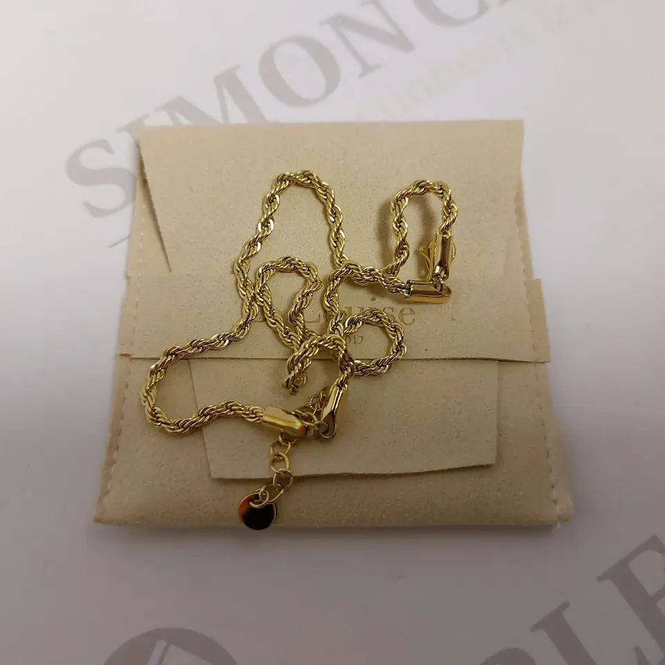 BOXED D. LOUISE GOLD EFFECT BRACELET