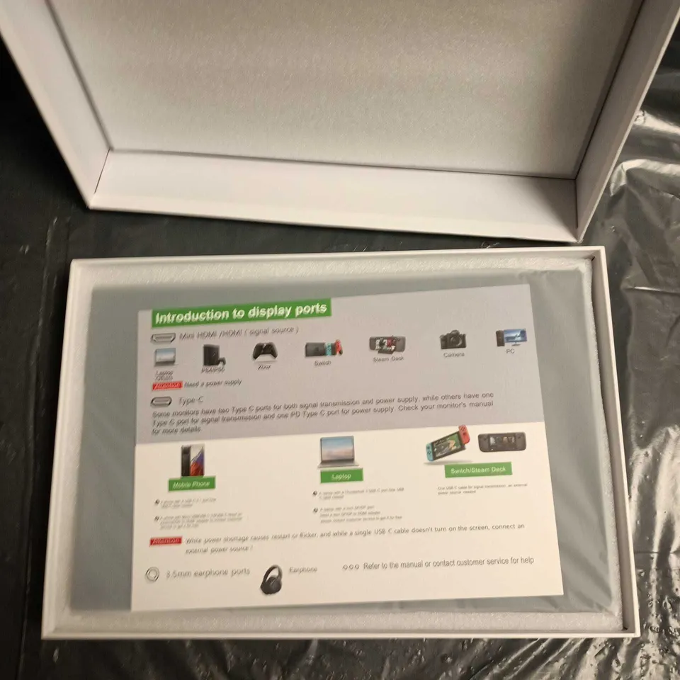 PORTABLE MONITOR – BOXED