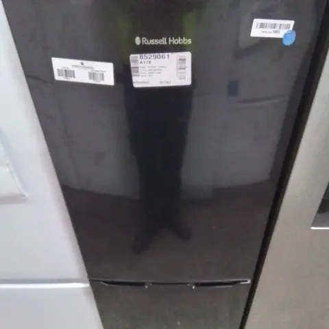 RUSSELL HOBBS LOW FROST FRIDGE FREEZER, 113L FRIDGE, 61L FREEZER - BLACK (50CM WIDE, 145CM HIGH) - UNPROCESSED RAW RETURN