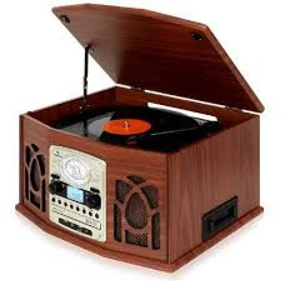 BOXED AUNA NR-620 DAB STEREO TURNTABLE